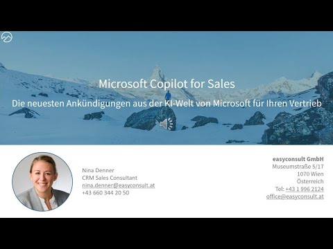 easyconsult Webinar Microsoft Copilot for Sales